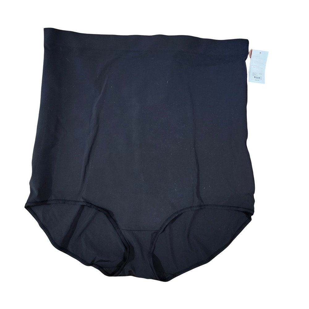 Cacique Ultra High-Waist Brief Women 26/28 Black Shapewear Level 3 Contour